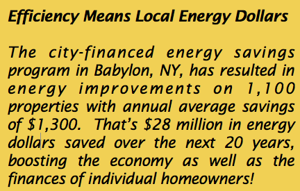 energy efficiency means local dollars