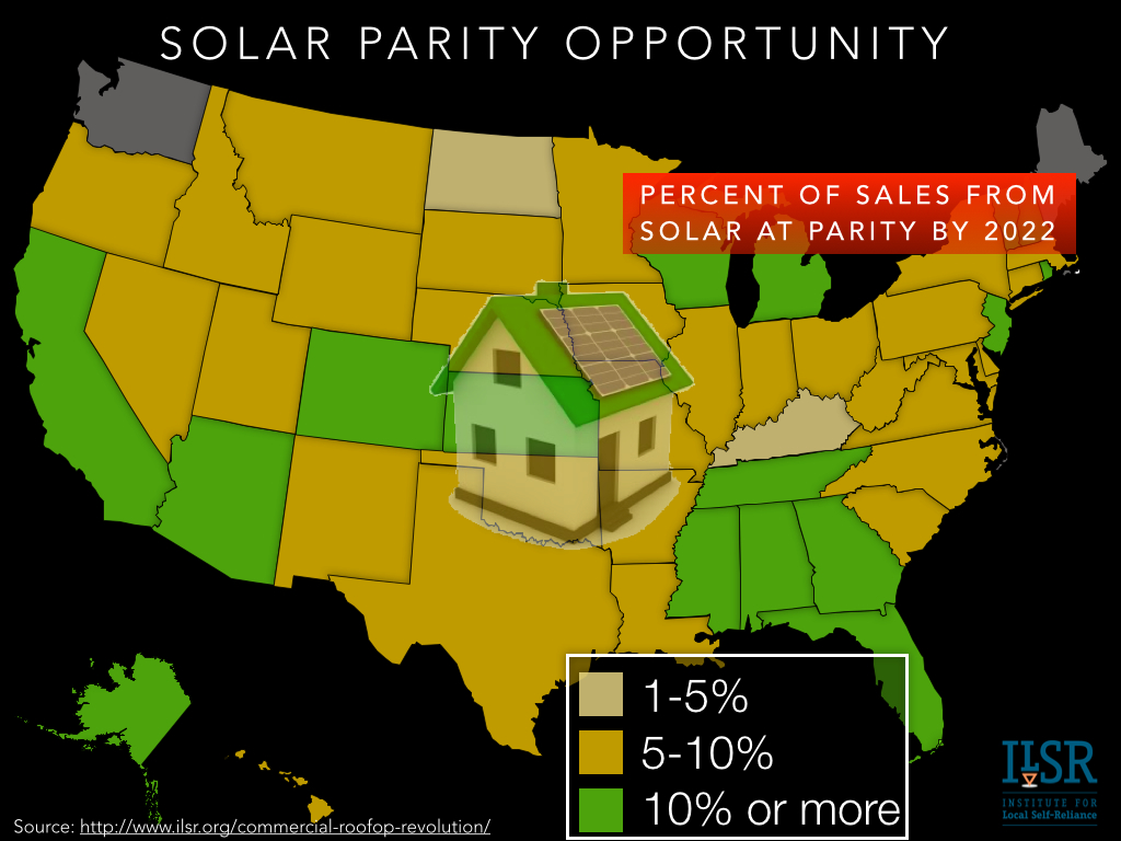 rooftop solar parity opportunity 2022 - ilsr