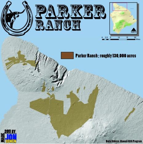 parker ranch map
