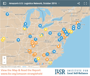Mapping Amazon’s U.S. Logistics Network