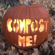 Smashing (& Composting) Pumpkins