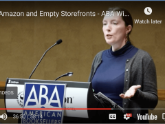 Watch: Stacy Mitchell Speaks on Amazon and Empty Storefronts