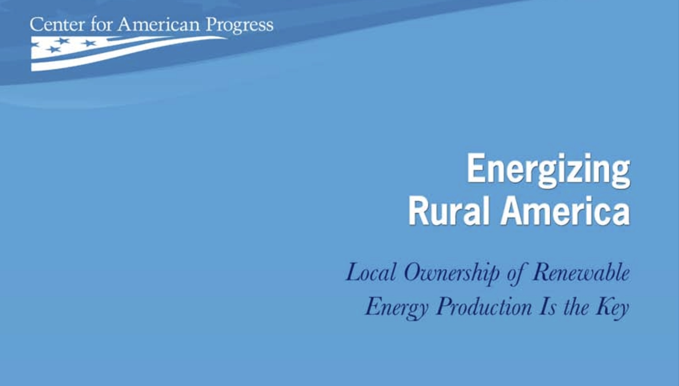 Report: Energizing Rural America - Local Ownership of Renewable Energy ...