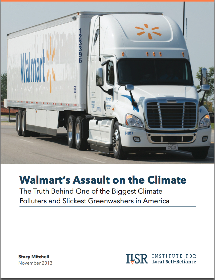 Cover Image: Walmart Climate Report