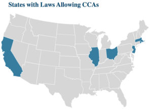 States with Laws Allowing CCAs