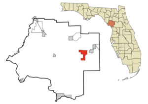 Map of Levy County and Williston FL