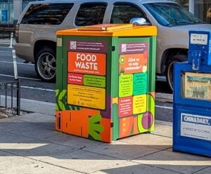 Food scrap smart bin. Credit: DC Department of Public Works