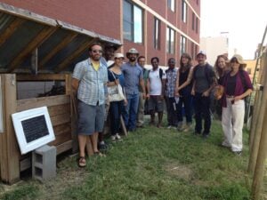 Philadelphia’s Food Policy Advisory Council tours DC compost sites. Credit: Philadelphia Urban Agriculture Office