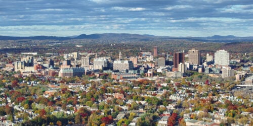 New Haven Connecticut Skyline